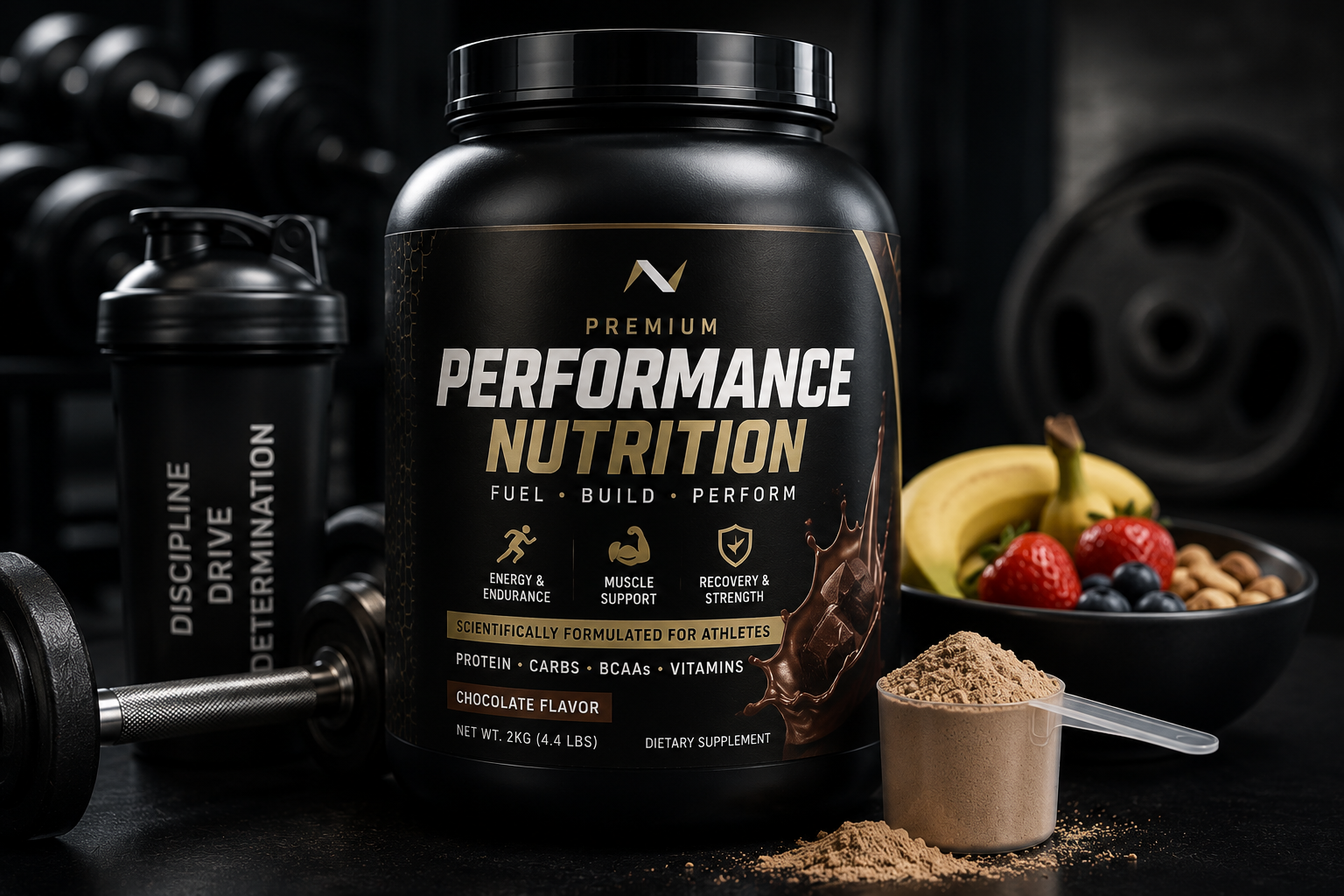 Performance nutrition shakes for athletes